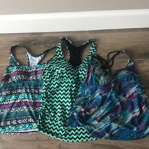 *** 3 AVA & VIV TANKINI TOPS****